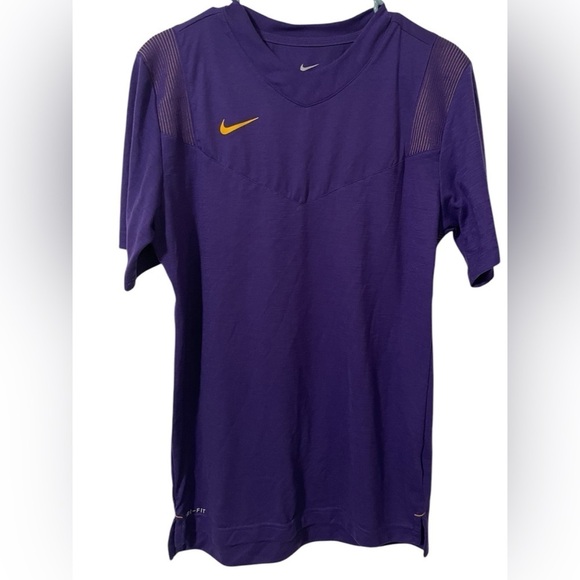 Nike Men’s Sideline Dri-Fit UV Performance Player Short Sleeve Shirt size Small - Picture 1 of 11